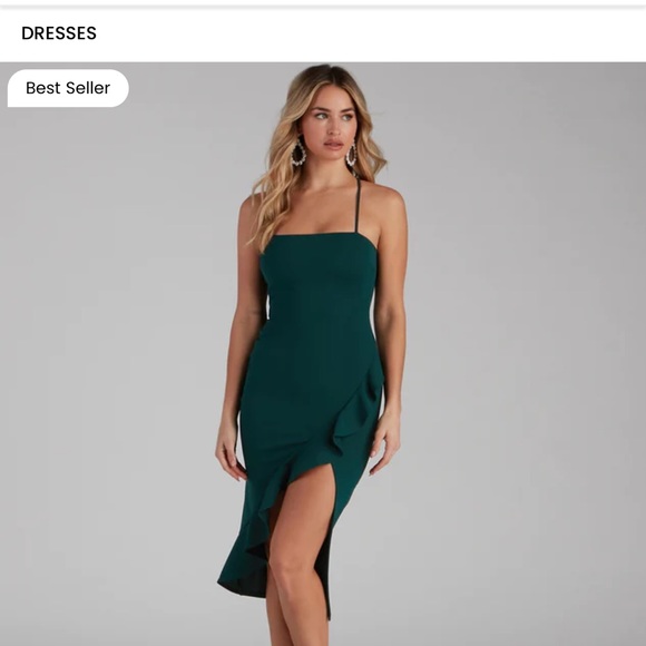 Add some flair ruffle dress - Picture 1 of 6